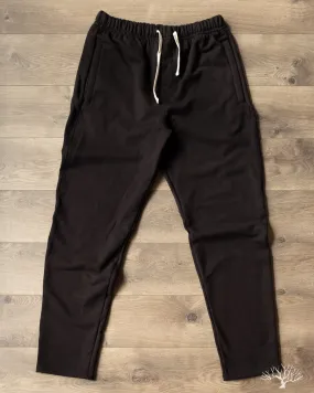 3S50 Loopwheel Heavy Sweatpants - Deep Black